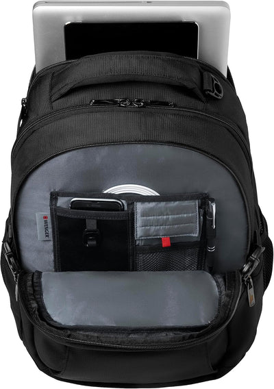 Wenger 601468 SIDEBAR 16' Laptop Backpack with Tablet Pocket In Black {21 Litres}