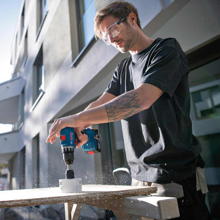Bosch Professional 18V System Akku Bohrschrauber GSR 18V-45 (Drehzahl 1.900 min⁻¹, inkl. L-BOXX, ohn
