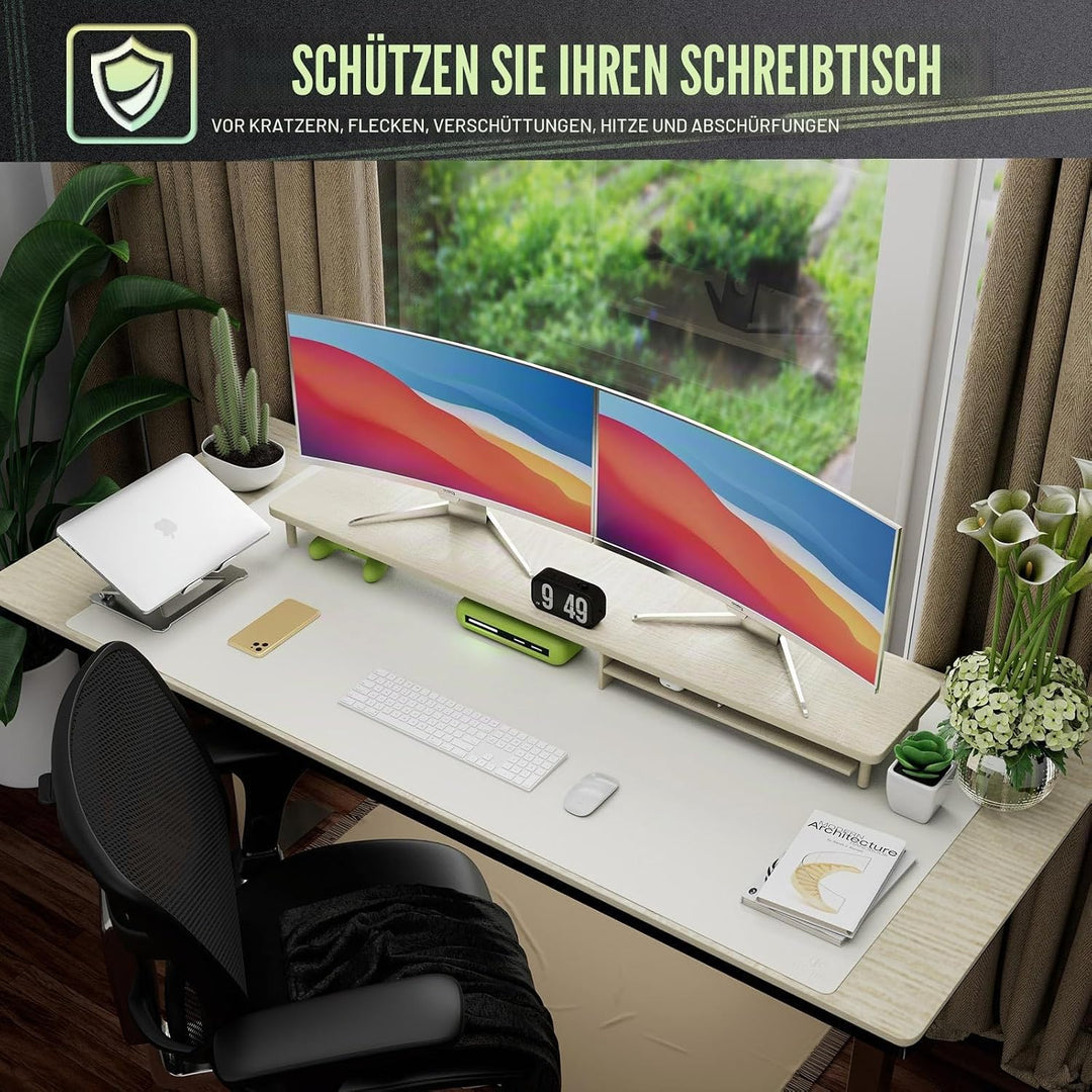 Knodel Tischunterlage, Schreibtischunterlage, 120 x 60cm PVC Tischunterlage, Laptop Tischunterlage,