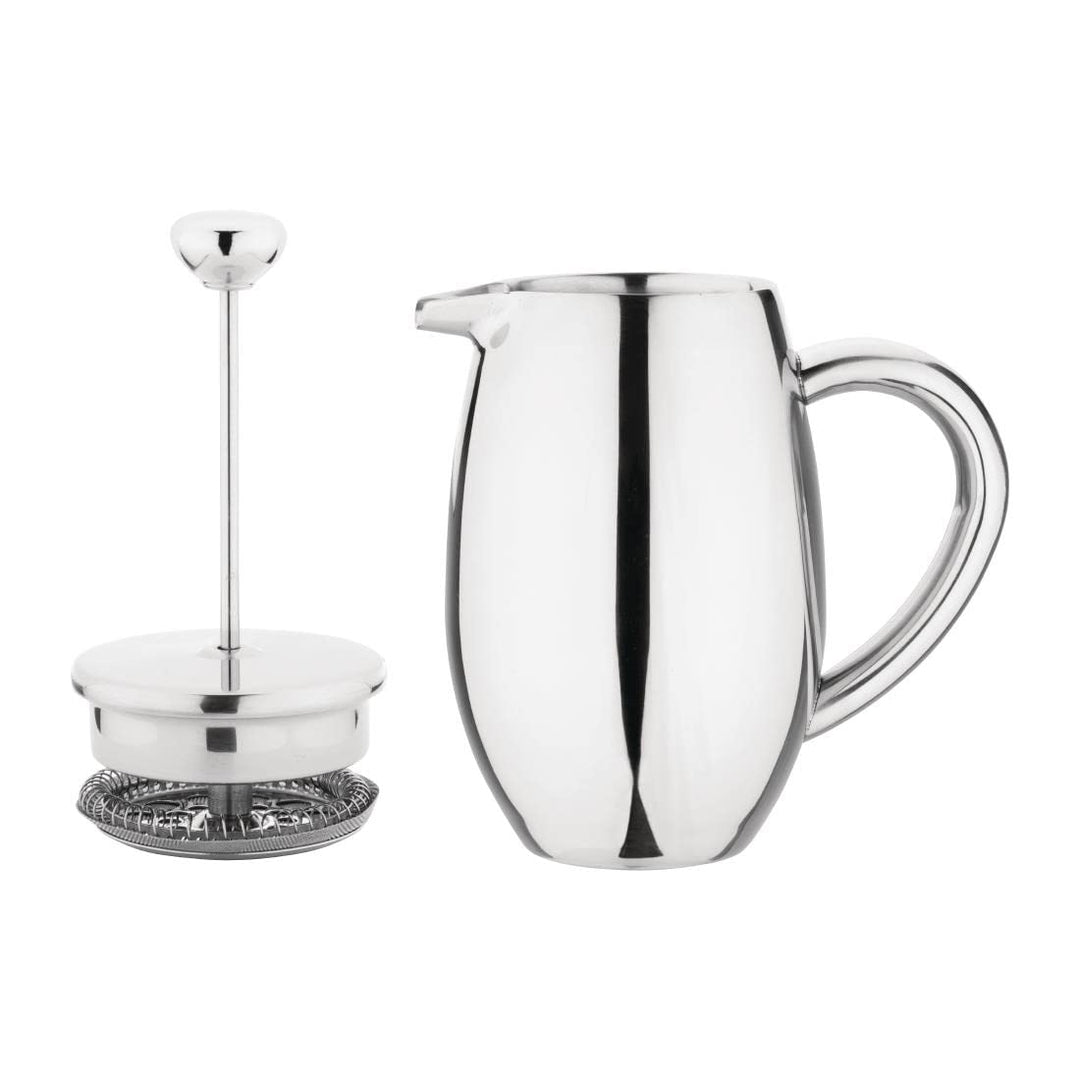 Olympia Cafetiere Insulated St/St - 3 Cup 350ml, Silber