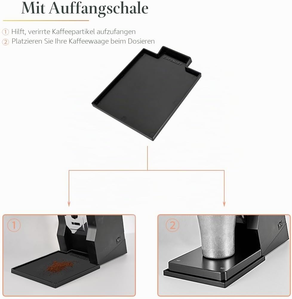 CAFEMASY Neigungsständer mit Tablett, kompatibel mit Eureka Mignon Mahlwerk, langlebiger geneigter B