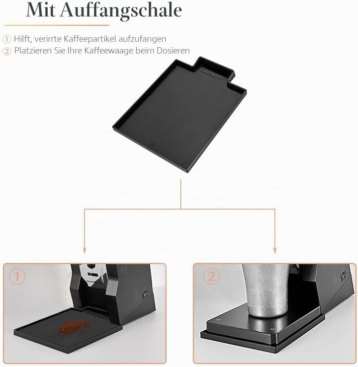 CAFEMASY Neigungsständer mit Tablett, kompatibel mit Eureka Mignon Mahlwerk, langlebiger geneigter B