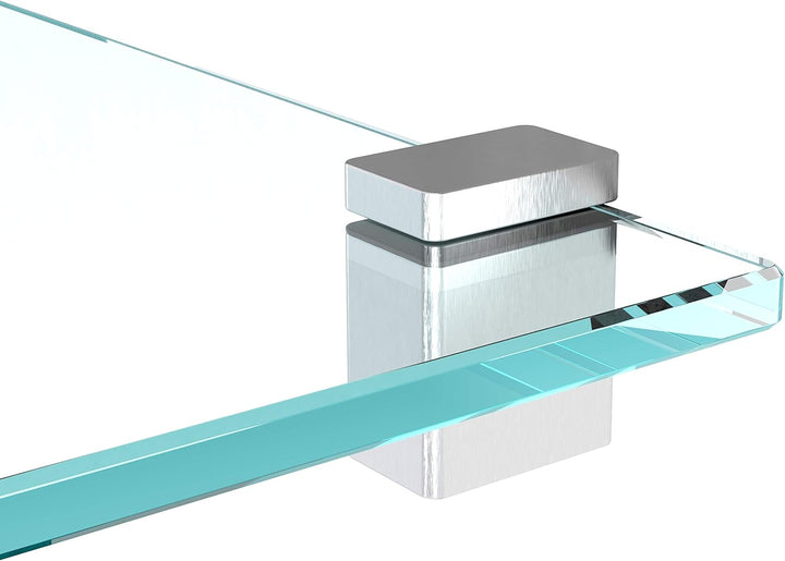 bijon Glasregal Glasablage Wandregal Glas Bad-Regal Glas Badezimmer Regal Badablage Ablageregal - 8m