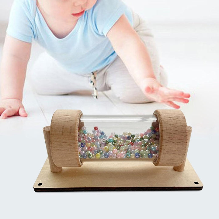 Holz Montessori Busy Board DIY Teile, Simulation Pipe Tubes, Rainmaker Sound DIY Material, Wooden To