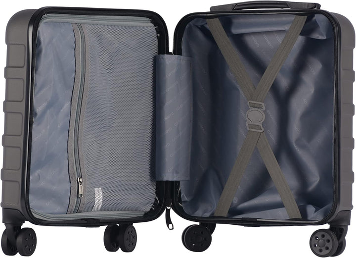 Cabin Max Anode 30L 45x36x20 cm Handgepäck Koffer – leicht, Hartschale, 4 Räder, 45 x 36 x 20 cm Lei