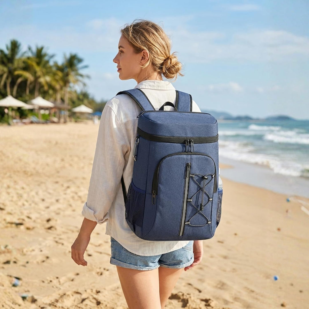 JANSBEN Kühltaschen 28 Liter Picknickrucksäcke mit Flaschenöffner Picknickkorb Wasserdicht Kühlrucks