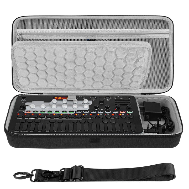 GEEKRIA Tragetasche für Audio-Interfaces, kompatibel mit SONICWARE Liven Ambient Ø / 8bit Warps / Me
