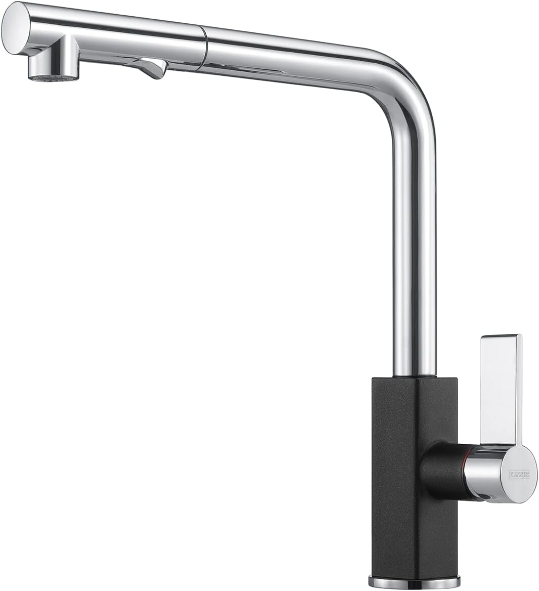 Franke MARIS PULL-OUT SPRAY 115.0392.382 Küchenbatterie verchromt/onyx, Verchromt/Onyx