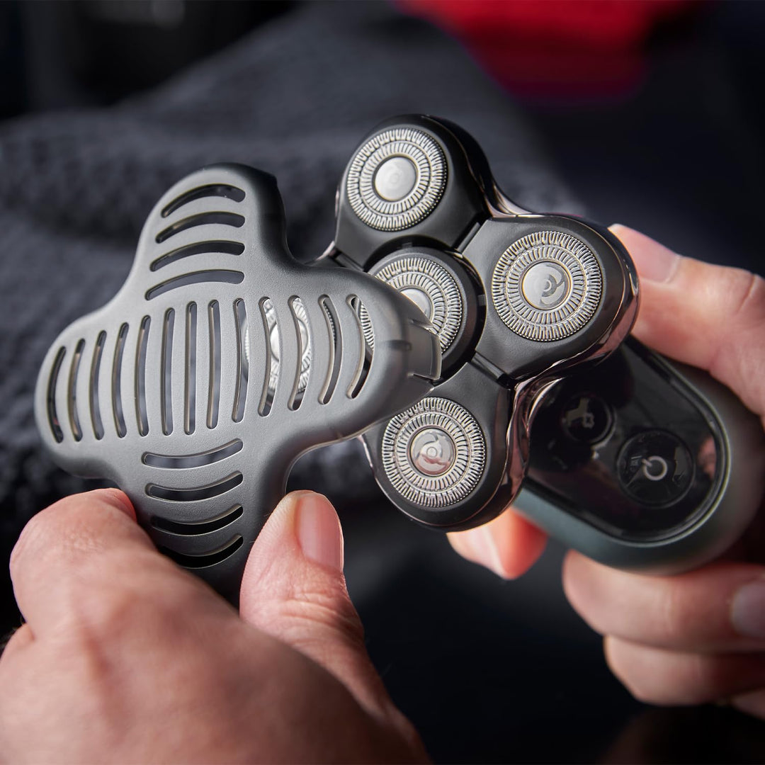Remington RX7 Ultimate Series Kopfrasierer für Herren, 100% wasserdicht, kabelloser Glatzenrasierer