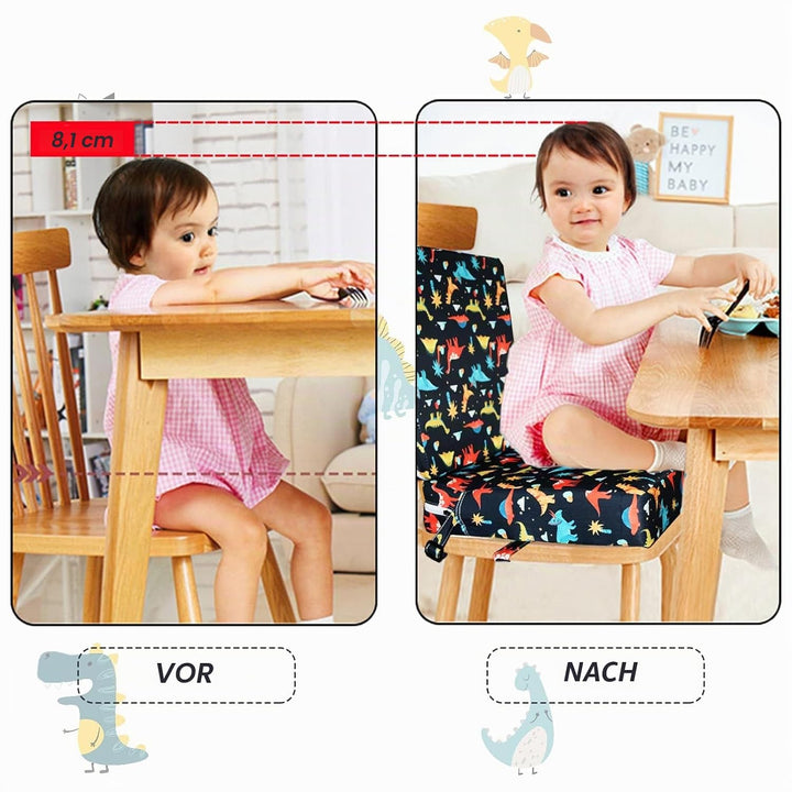 Sitzerhöhung Stühle Kind für Den Tisch, Waschbar 2 Stücke Riemen Sicherheitsschnalle Kinder Booster