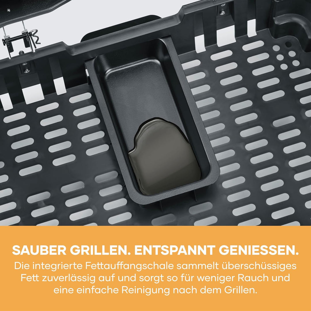 SEVERIN Electric Outdoor BBQ Grill mit Stand und Haube PG 8598
