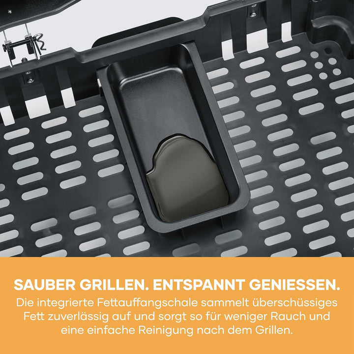 SEVERIN Electric Outdoor BBQ Grill mit Stand und Haube PG 8598
