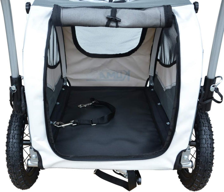 Papilioshop Kuma – Hundeanhänger, Hundewagen, Fahrradanhänger und Buggy für Hunde, Klappbar, Leicht