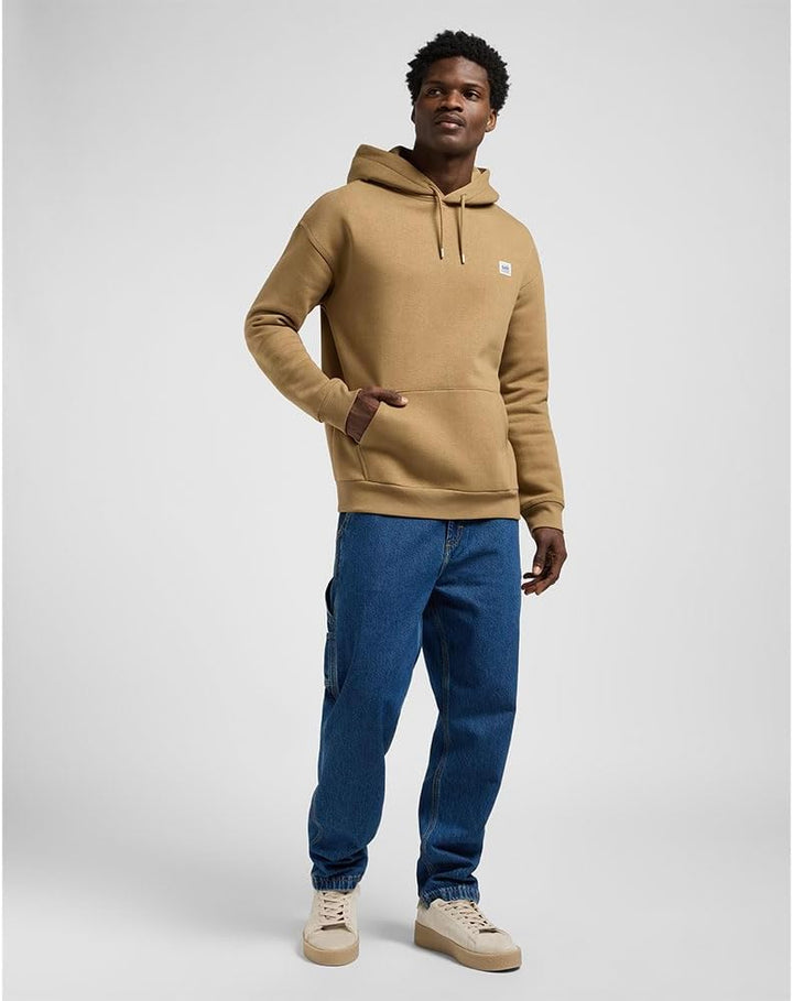 Lee Herren Ww Hoodie Hooded Sweatshirt S Dark Khaki, S Dark Khaki