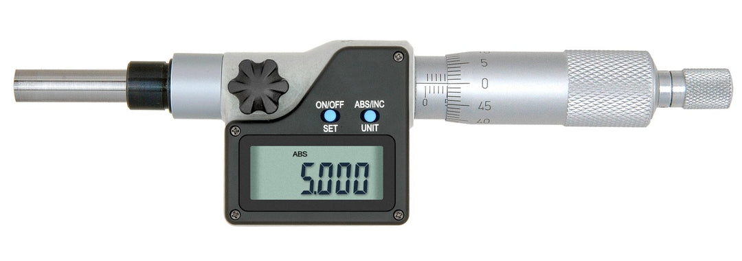CNC QUALITÄT Digital- Einbau- Messschraube Messbereich 0-50 mm - flache Messfläche - DIN 863