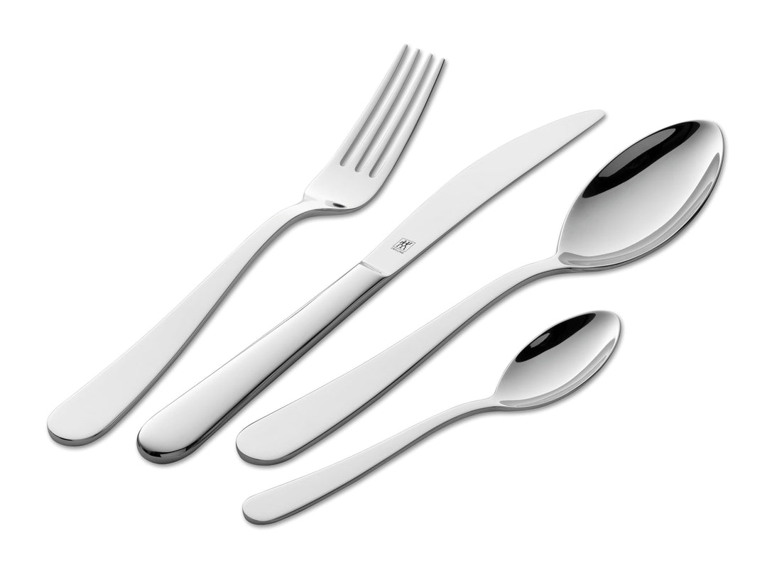 ZWILLING Greenwich Besteck Set, 68-teilig, Für 12 Personen, 18/10 Edelstahl/Hochwertiger Klingenstah