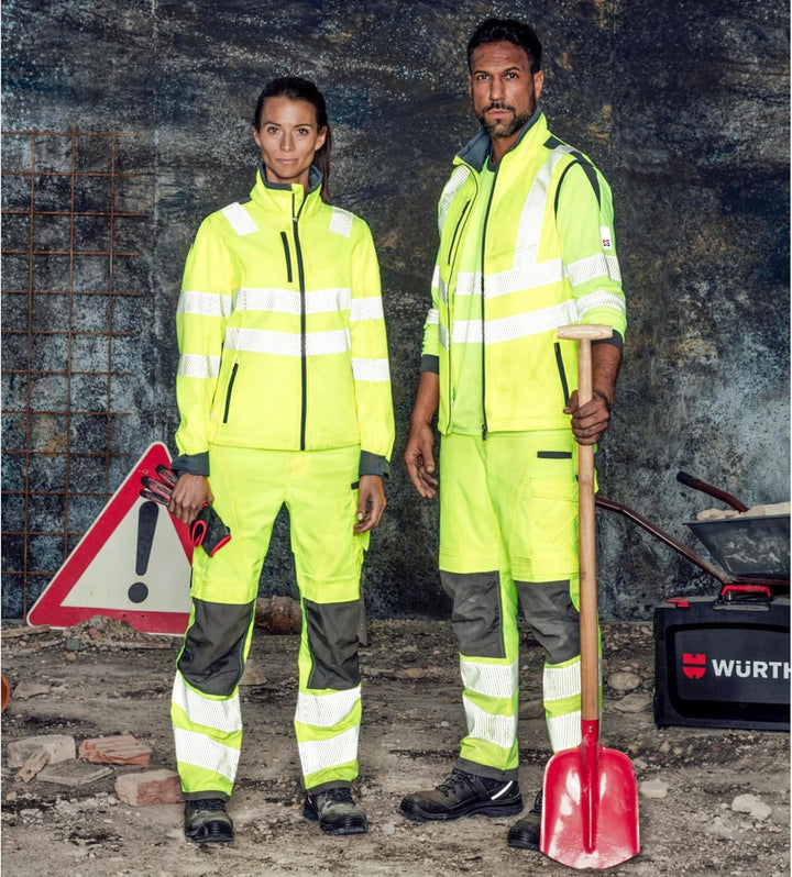 WÜRTH MODYF Warnschutz Langarmshirt Neon M Gelb Anthrazit, M Gelb Anthrazit