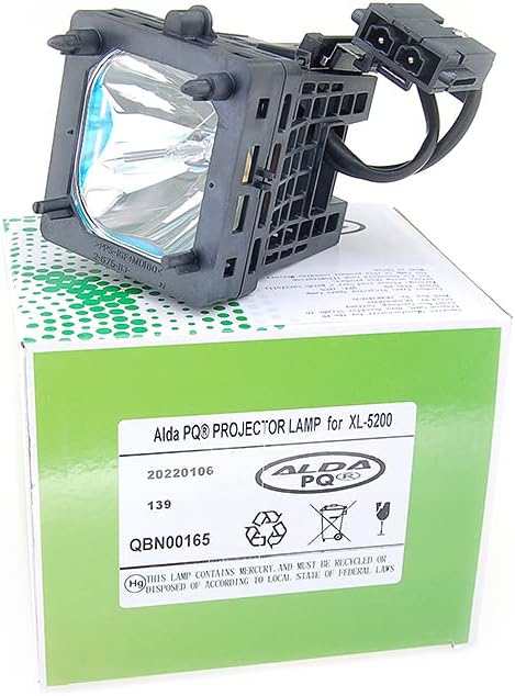 Alda PQ Premium, Beamer Lampe kompatibel mit SONY KDS-55A2000, KDS-50A3000, KDS-60A2000, SXRD XL5200