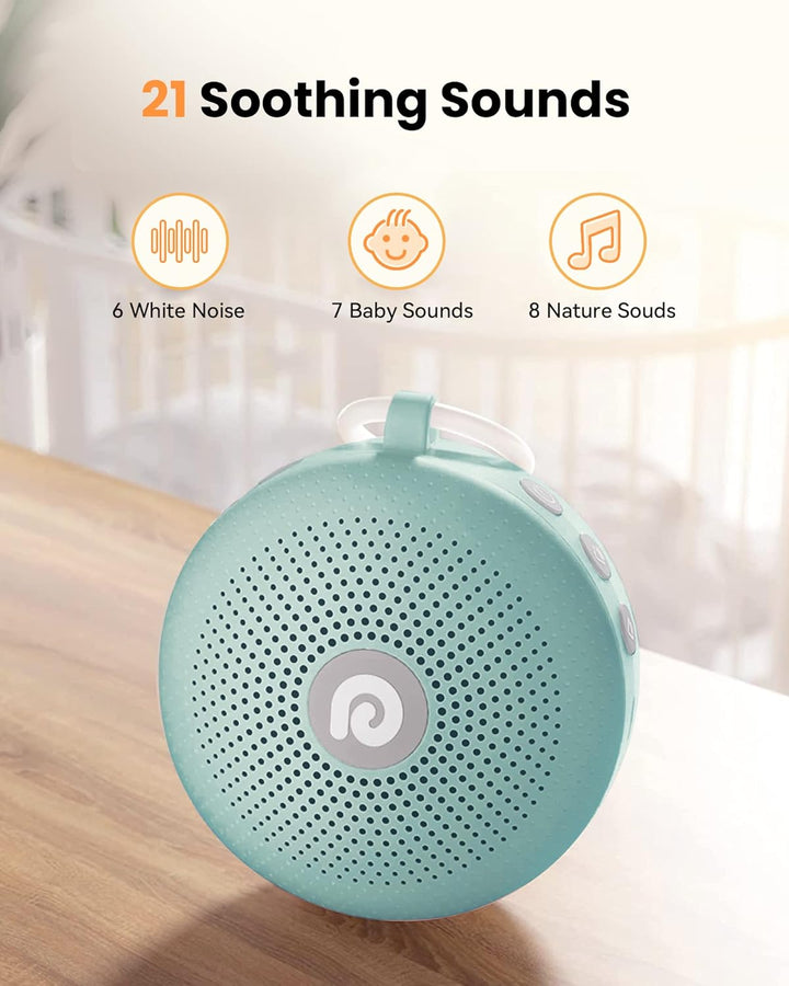 Dreamegg White Noise Machine - D11Max Einschlafhilfe Babys Erwachsene, Portable White Noise Machine