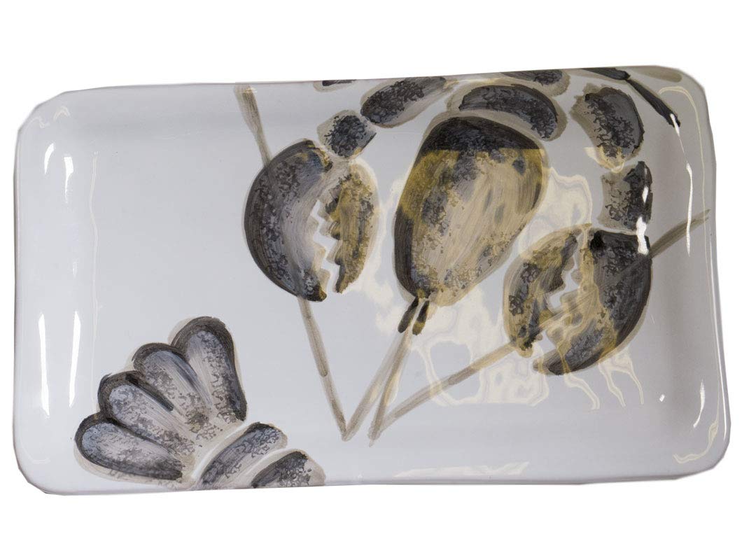 Speiseteller, Servierplatte Marina ARAGOSTA Hummer 36x21cm Keramik Virginia Casa
