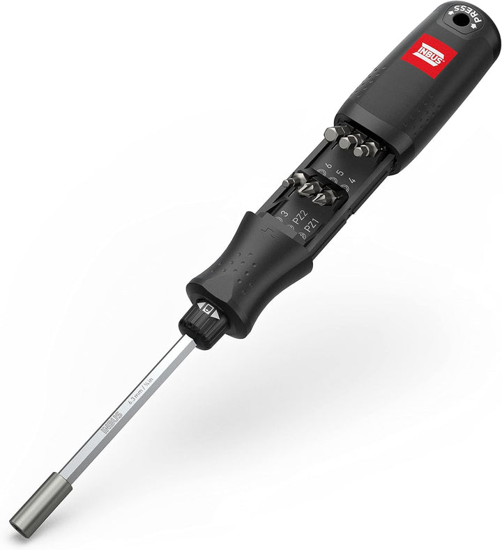 INBUS® Flow 73424 Schraubendreher inkl. 12 Bits, mit FlowDrive & HybridTouch