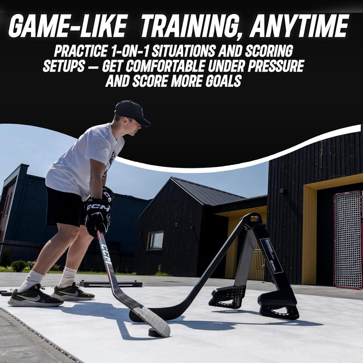 Better Hockey Extreme Pro Defender - Stickhandling Trainer - Versatile Training Aid for Skills and P