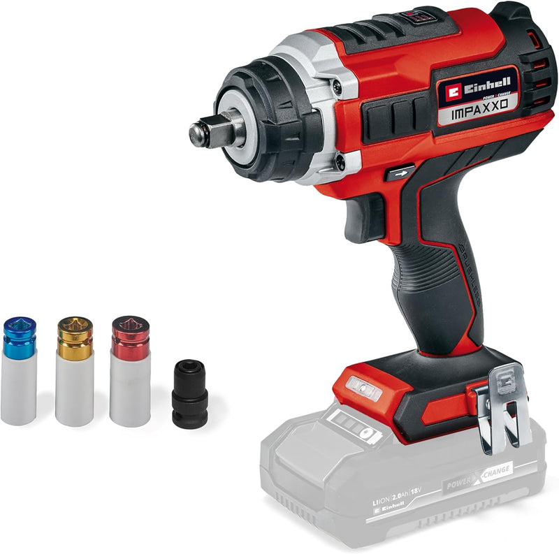 Einhell Professional Akku-Schlagschrauber IMPAXXO 18/400 Power X-Change (Li-Ion, 18 V, 400 Nm, 3-Gan