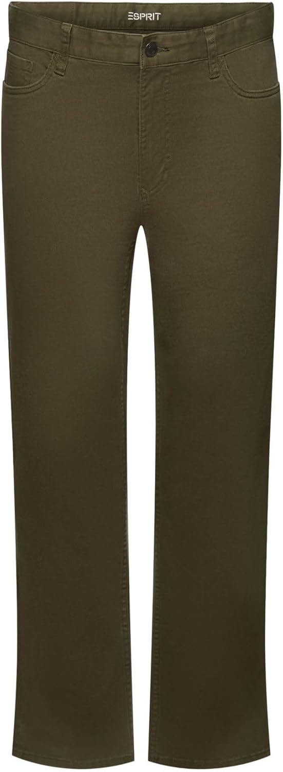 ESPRIT Klassische Hose mit gerader Passform 34W / 34L Dark Khaki, 34W / 34L Dark Khaki