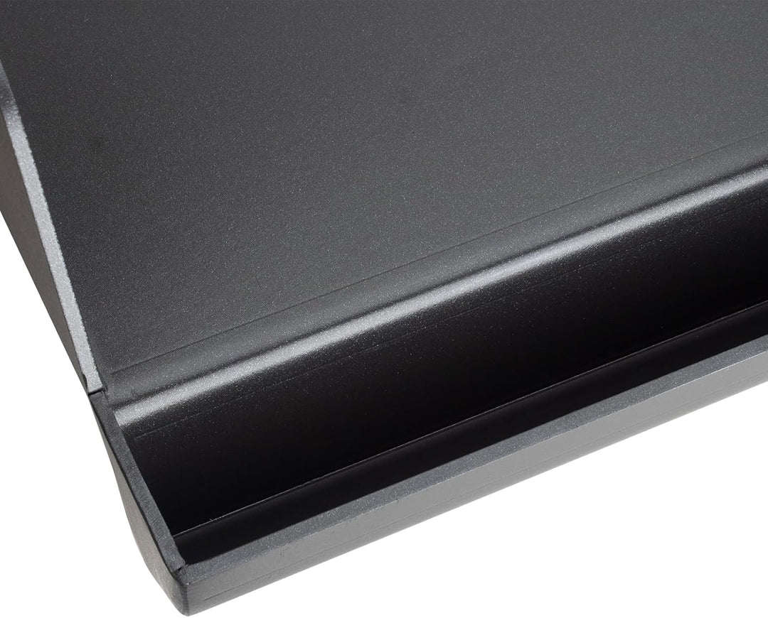 WELL GRILL Plancha-Grillplatte mit Grill-Spachtel Schaber set, Porzellanemailliertem Gusseisen Grill