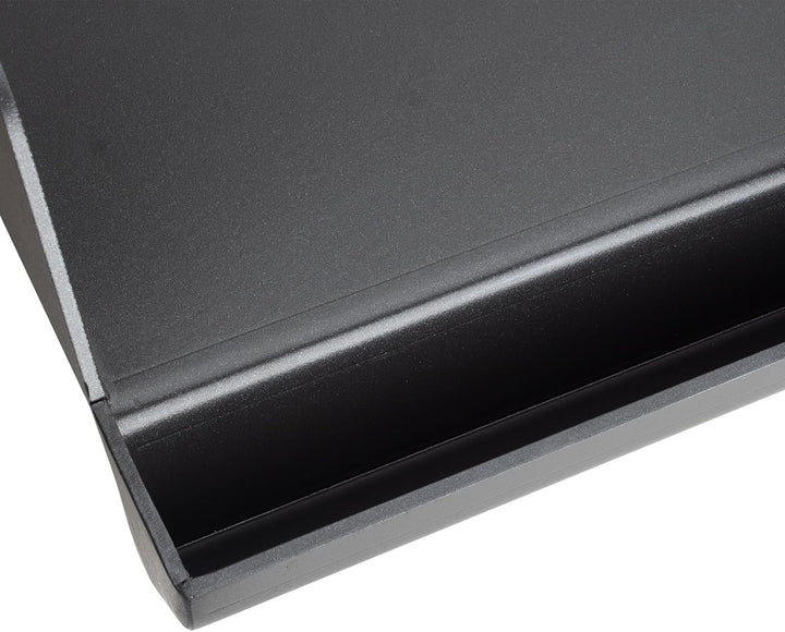 WELL GRILL Plancha-Grillplatte mit Grill-Spachtel Schaber set, Porzellanemailliertem Gusseisen Grill