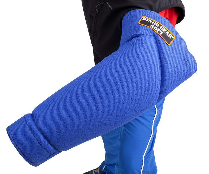 Dingo Gear Schutzarm Extern Soft aus Nylcot Blau Bissmanschette Hundeausbildung Hundetraining Bisstr
