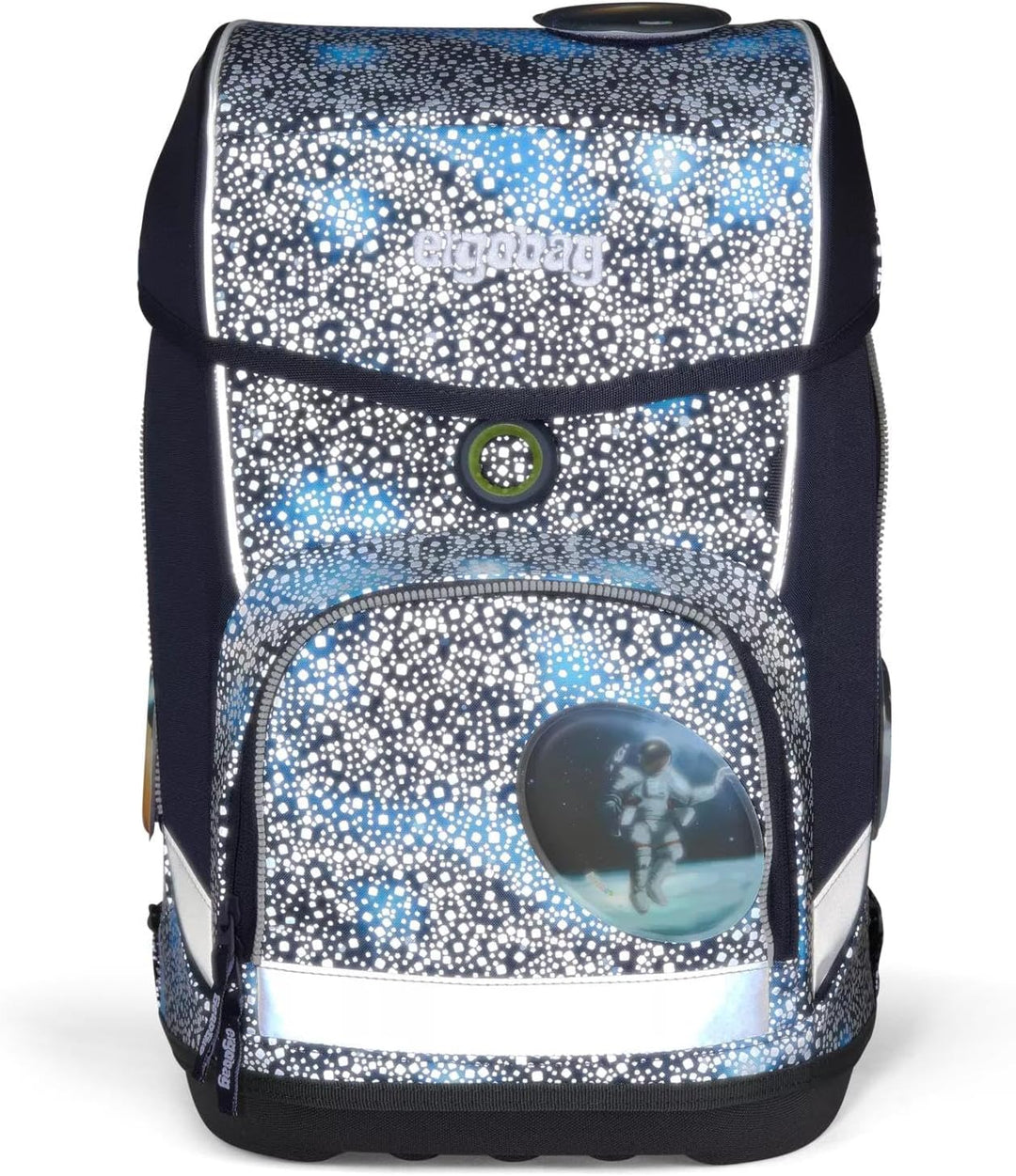 ergobag Unisex Kinder Cubo Gepäck- Handgepäck Einheitsgrösse Bär Anhalter Durch die Galaxis - Blau