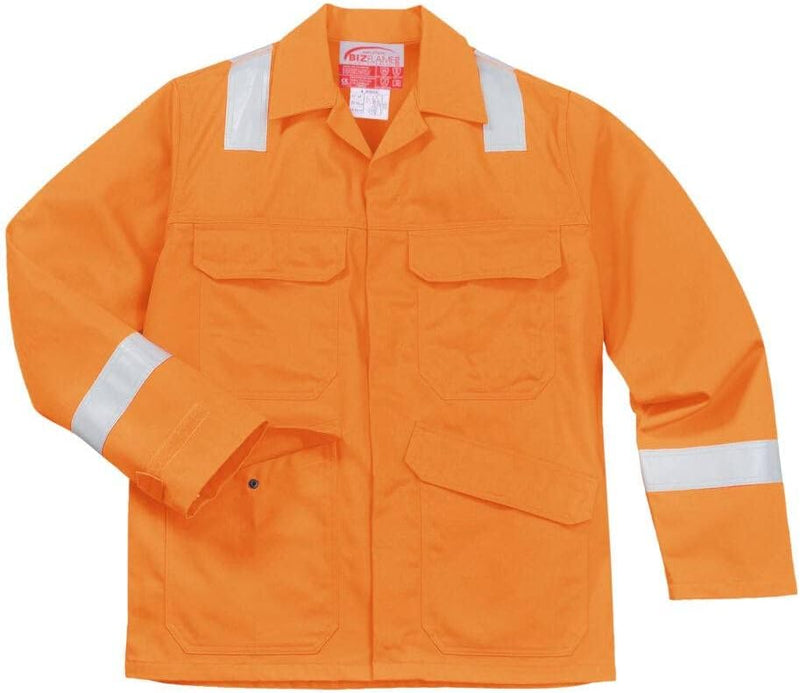 Bizflame Plus Jacket, colorOrange talla Large L Orange, L Orange