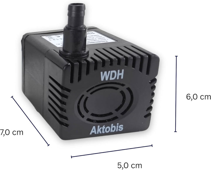 WDH-KP40 Kondensatpumpe/Tauchpumpe automatisch mit Wassersensor, 450 L/h, 3 m Förderhöhe, Mini Wasse