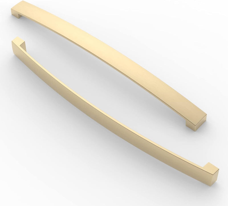 FURNIWARE 10 Stück Möbelgriff, Bohrlochabstand 256mm Stangengriff, Cabinet Arch Pull Küchengriff, fü
