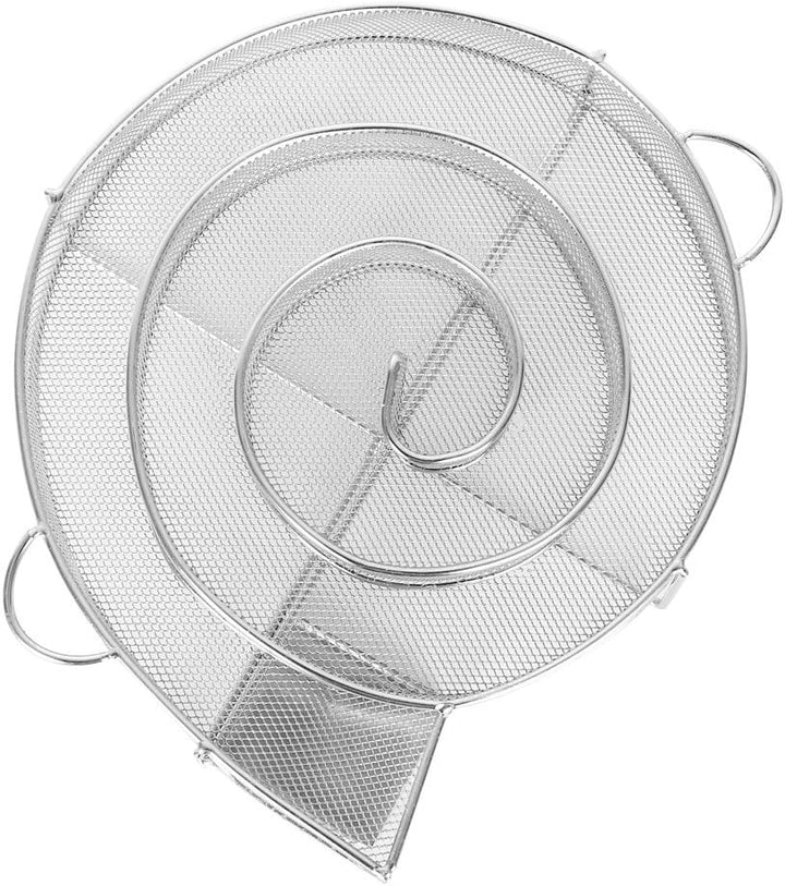 Wiltec BBQ Räucherschnecke aus Edelstahl 16x4,5cm, Brennzeit bis zu 8 h, Kaltraucherzeuger Kaltrauch