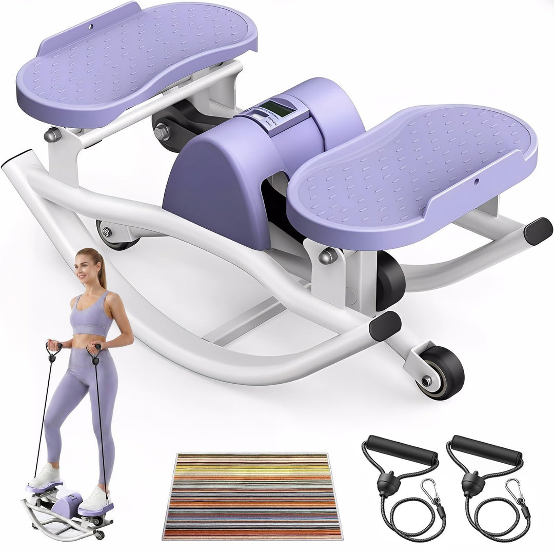 Upgraded Rock Stepper für Zuhause, Seitliche Bewegung Home Twist Stepper Side Steppers Leiser Gelenk