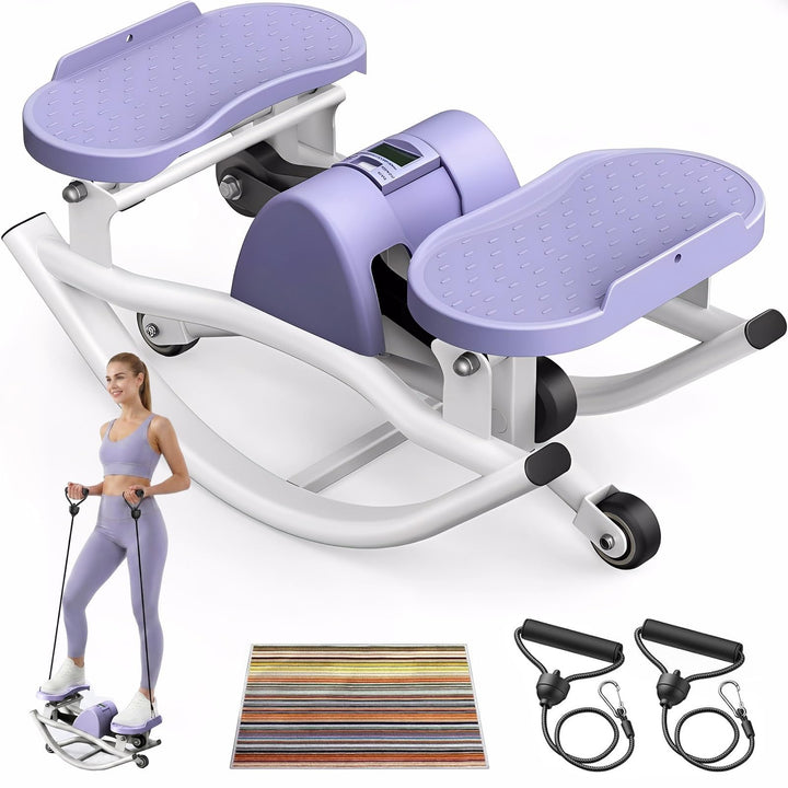 Upgraded Rock Stepper für Zuhause, Seitliche Bewegung Home Twist Stepper Side Steppers Leiser Gelenk