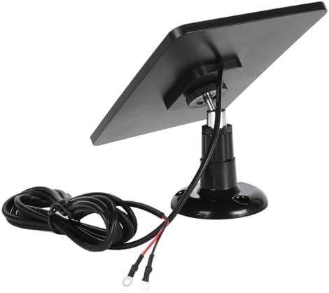 Solarpanel für Ring Doorbell, 10 W Solarpanel-Kamera-Ladegerät, Kompatibel mit Ring Battery Video Do