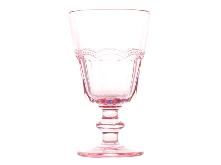 H&amp;h set 4 calici in vetro flamingo rosa cl18