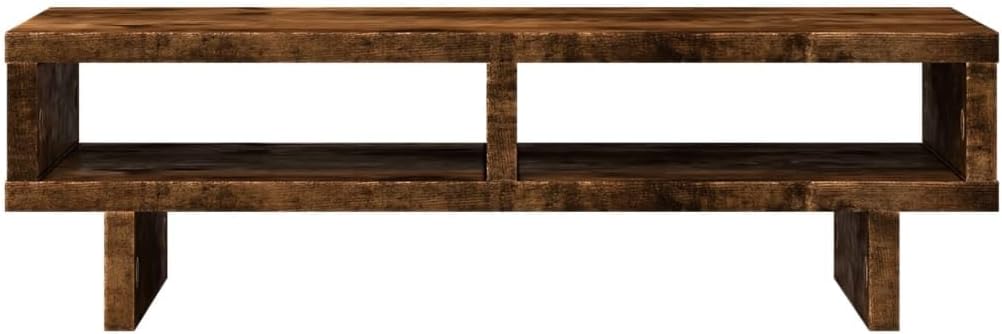 vidaXL Monitorständer Räuchereiche 50x27x15 cm Holzwerkstoff Räuchereiche 50 x 27 x 15 cm, Räucherei