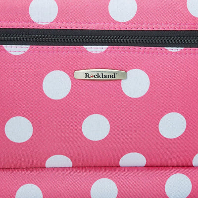 Rockland Polka Softside Aufrechtes Gepäck-Set, Pinke Punkte, Einheitsgrösse, Polka Softside Aufrecht