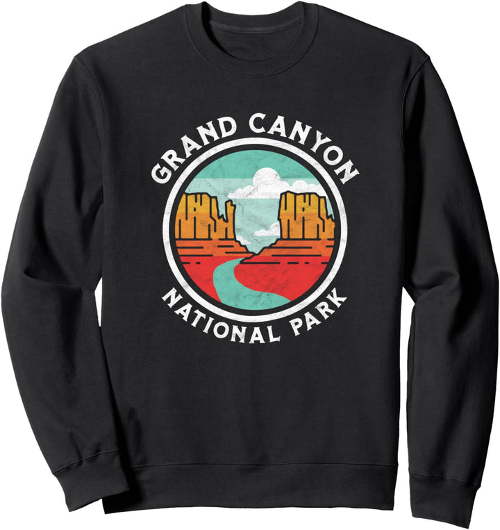 Grand Canyon Vintage Seal Souvenir Retro Graphic Sweatshirt