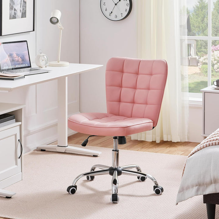 Yaheetech Bürostuhl Schreibtischstuhl Ergonomisch Drehstuhl höhenverstellbar Kosmetikhocker Chefsess