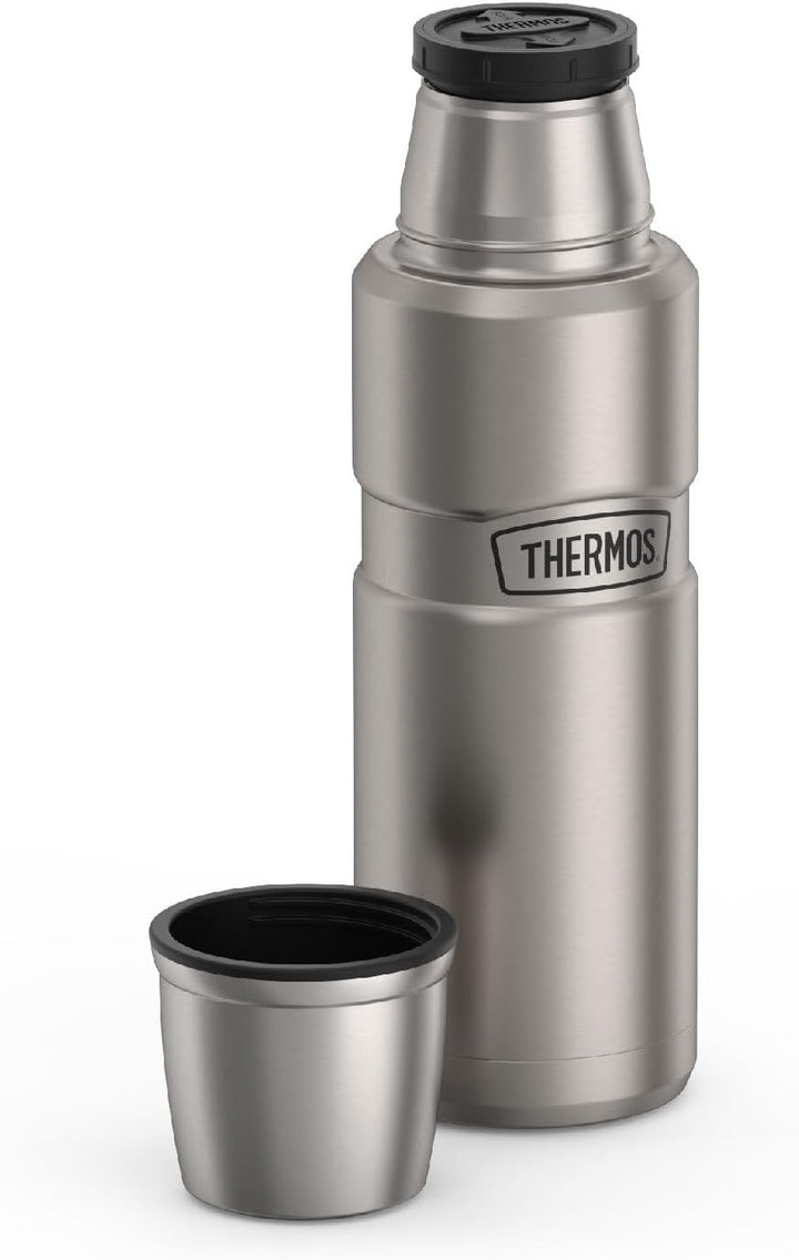 THERMOS Stainless King SK2000 Vakuumisolierte Kompaktflasche, 473 ml, Edelstahl