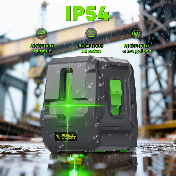 Enventor Kreuzlinienlaser Grün, Laser Wasserwaage, Selbstnivellierend Linienlaser, Vertikale/Horizon