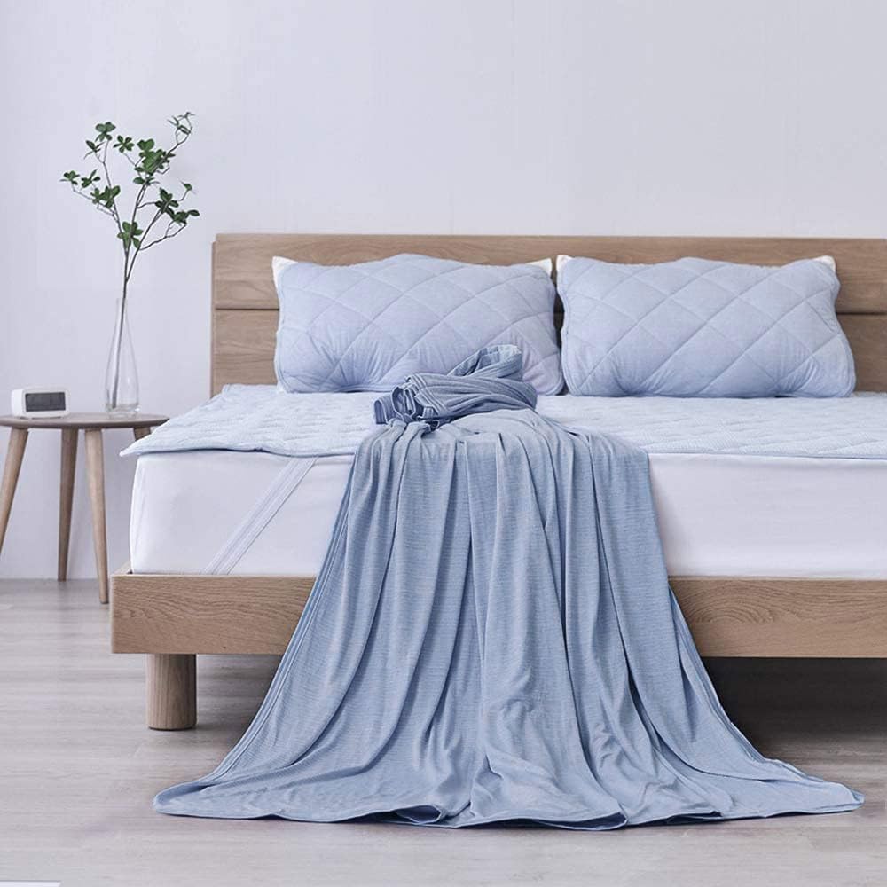 Luxear selbstkühlende Decke, Arc-Chill Q-Max 0,43 Kühldecke, 2 in 1 doppelseitige dünne Sommerdecke