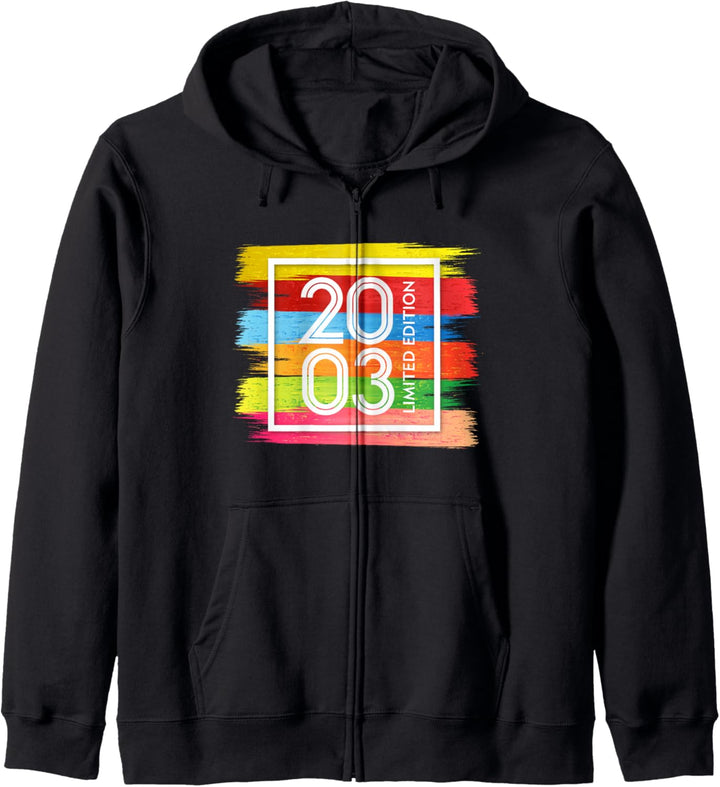 21. Geburtstag Mann Frau 21 Jahre 2003 Deko Lustig Geschenk Kapuzenjacke