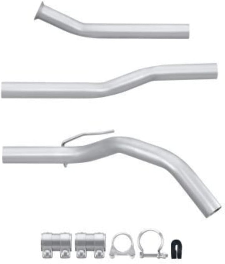 HELLA 8LD 366 034-801 Endschalldämpfer - Easy2Fit® Kit - hinten - dreiteilig - Set mit Anbauteilen