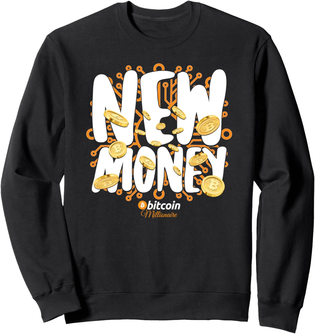 Neue Geld-Bitcoin-Kryptowährung Sweatshirt